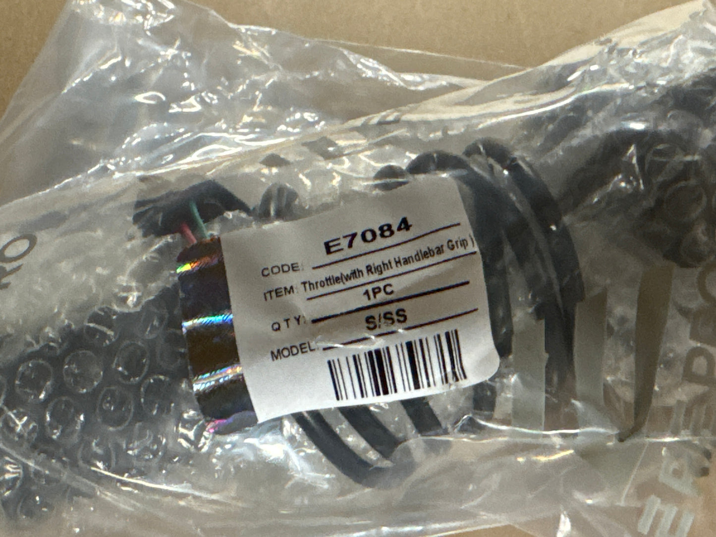 E RIDE PRO gasreglage