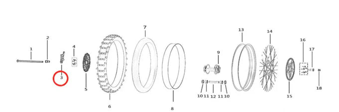 Bromshållare Surron Light Bee