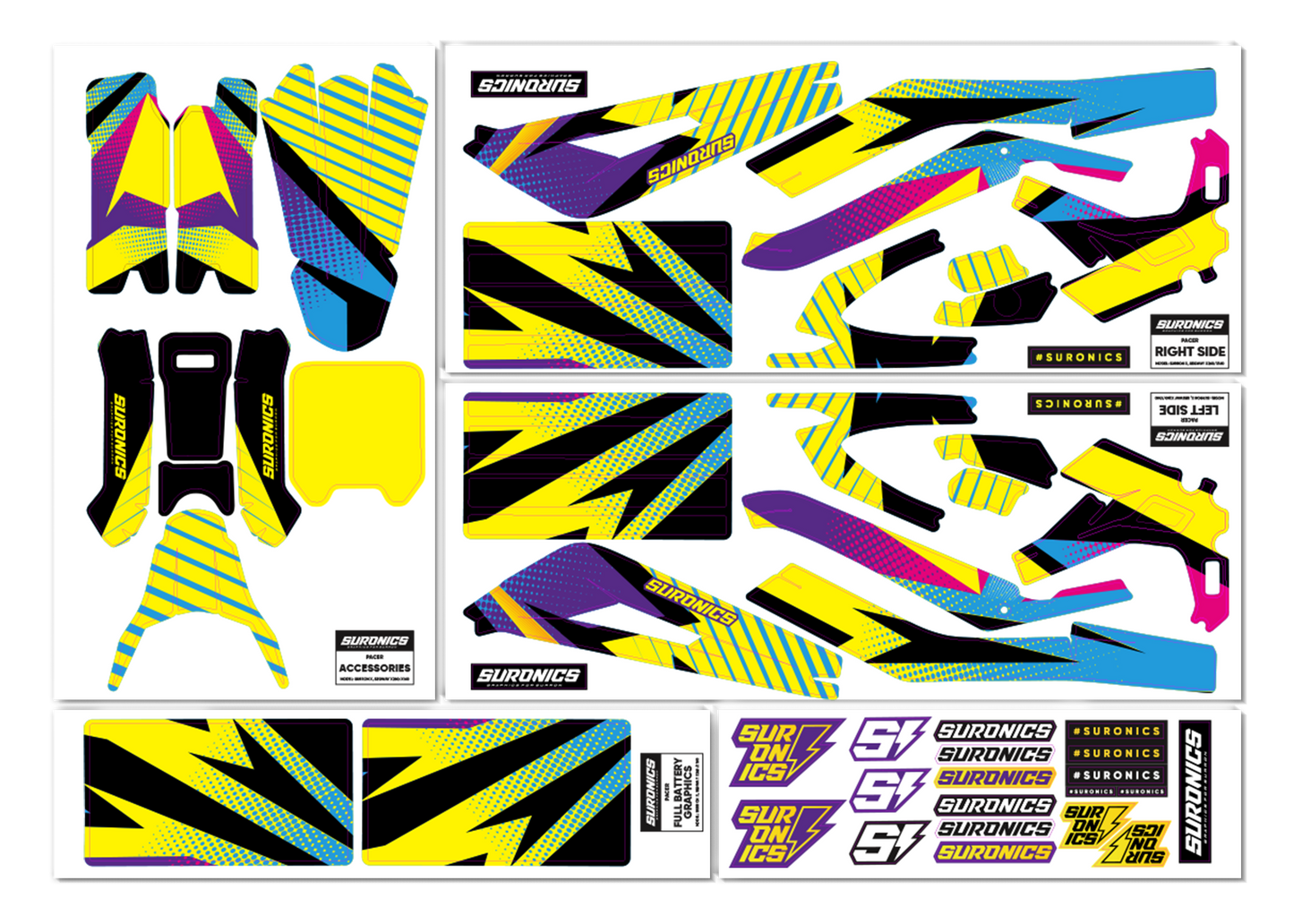 Surron Suronics Stickers
