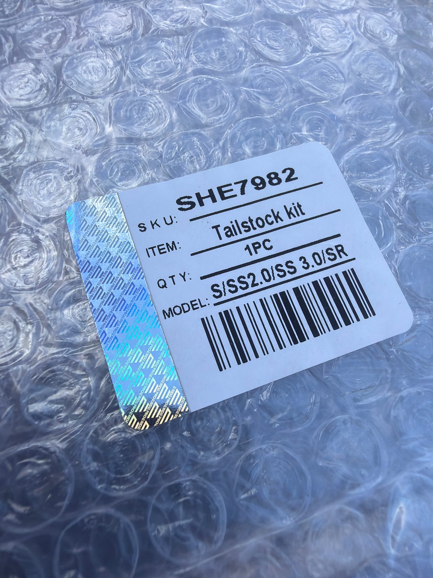 Plåtar L1e Tailstock kit
